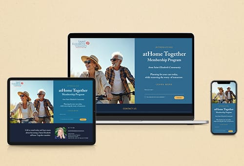 at Home Together Landing Page